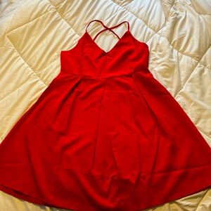 Glory Sunshine size M red dress